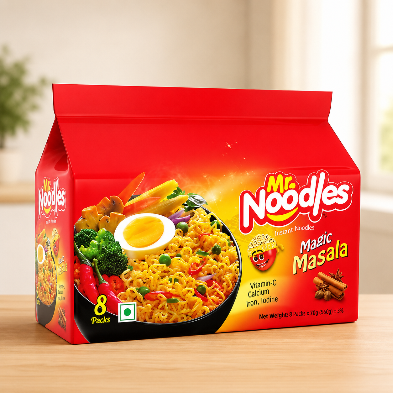 Mr.Noodles Magic Masala Easy Instant 8 Packs
