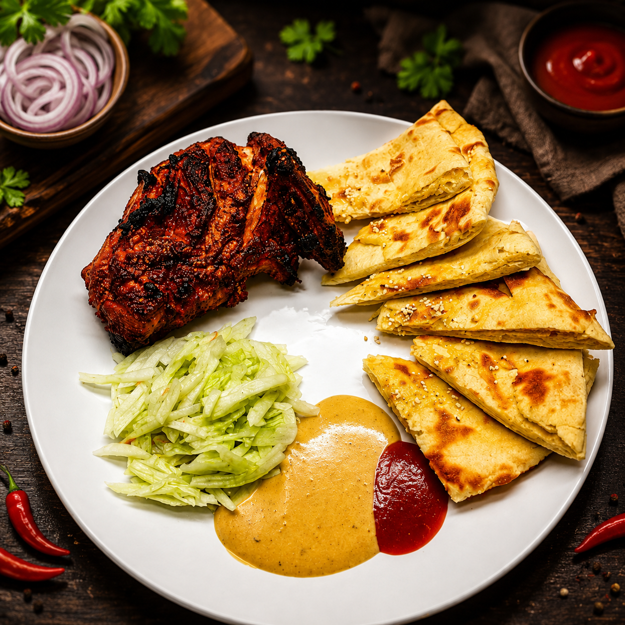 Grill Naan Platter l Invite Cafe